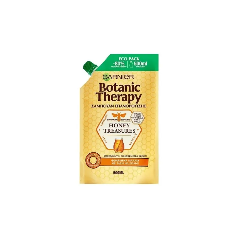 GARNIER Botanic Therapy Honey Eco Pack Σαμπουάν 500ml
