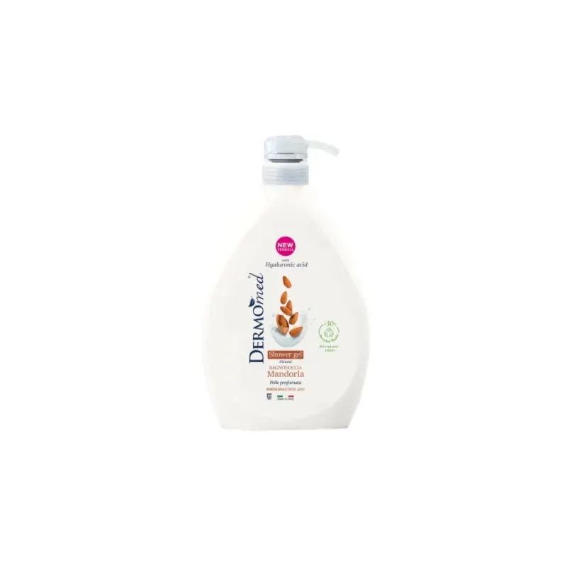 8054633831977DERMOMED BATH 1LT ΑΝΤΛΙΑ CARESS ALMOND_beautyfree.gr