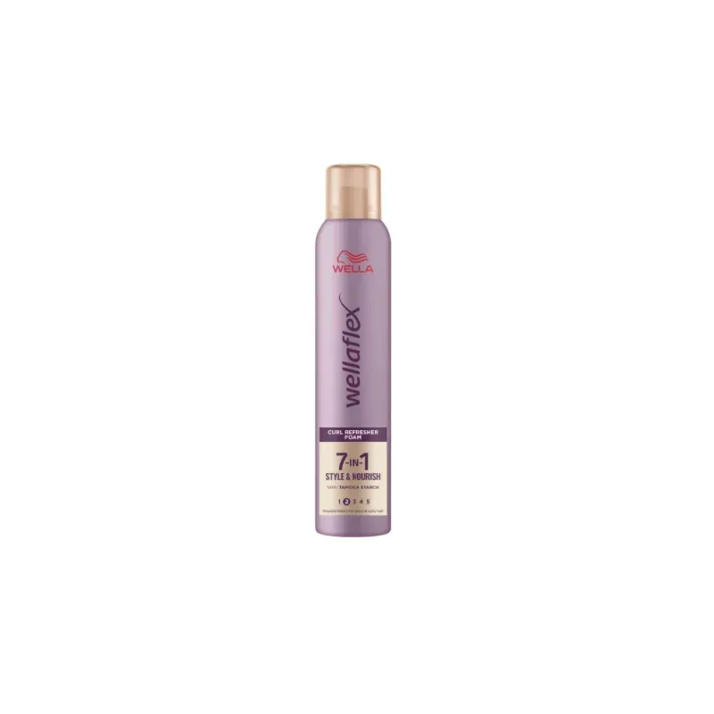 4064666984230WELLAFLEX 7in1 Style & Nourish Αφρός Για Μπούκλες 200ml_beautyfree.gr