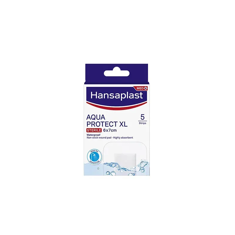 4005800273216HANSAPLAST Aqua Protect XL 6x7cm 5 strips _beautyfree.gr