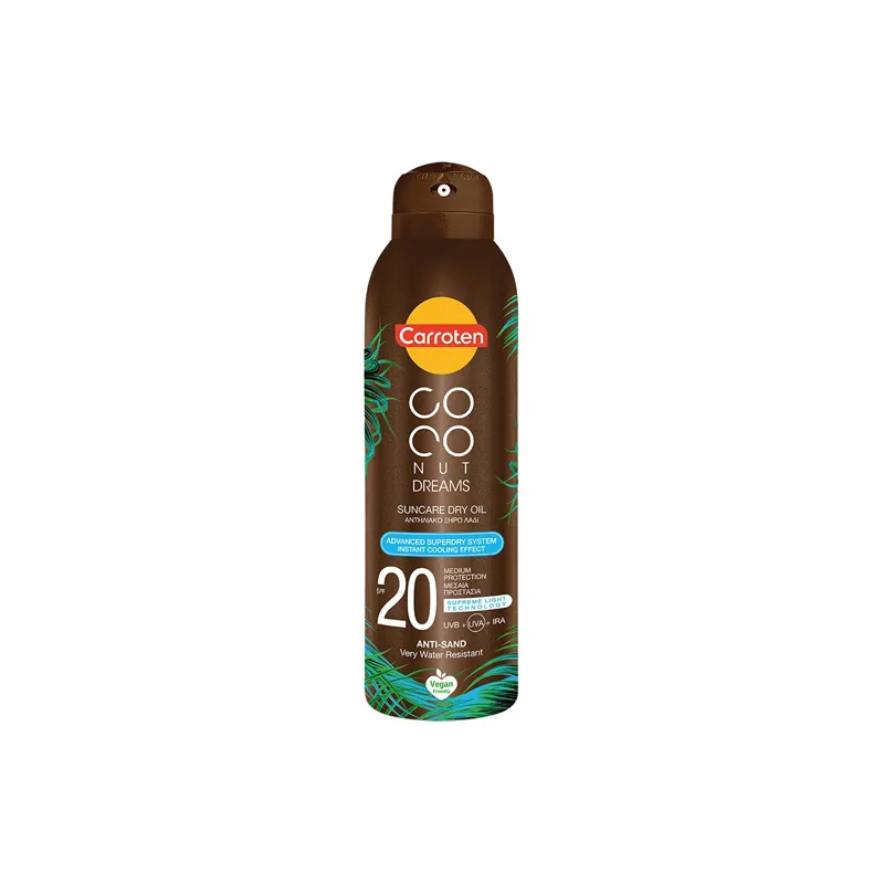 CARROTEN Coconut Dreams Suncare Dry Oil Spf20 150ml CARROTEN Coconut Dreams Suncare Dry Oil Spf20 150ml