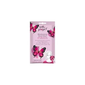 5902853041504SELFIE PROJECT Υφασματινη Μασκα Προσωπου Fly Butterfly 15ml_beautyfree.gr