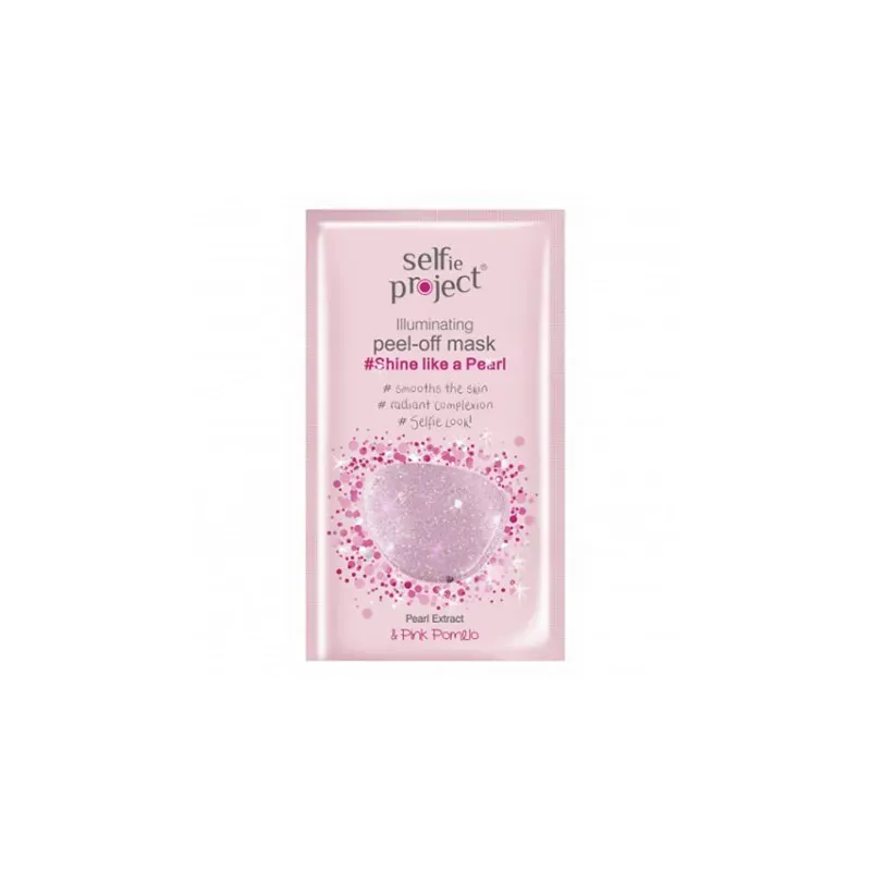 5902853040903SELFIE PROJECT Μασκα Προσωπου Illuminating Peel-Off Shine Like A Pearl 12ml_beautyfree.gr