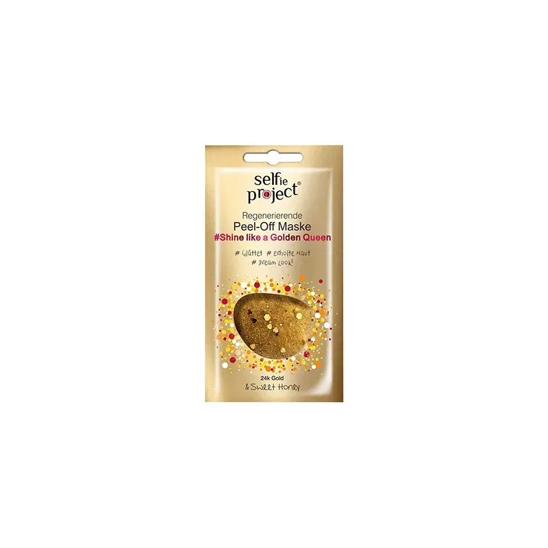 5902853043720SELFIE PROJECT Μασκα Προσωπου Brighting Peel-Off Shine Like A Golden Queen 12ml_beautyfree.gr