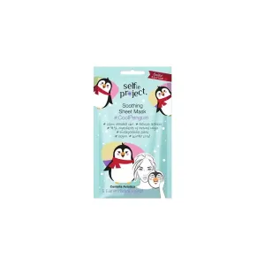 5902853093695SELFIE PROJECT Μασκα Soothing Υφασματινη Coolpenguin Limited Edition_beautyfree.gr