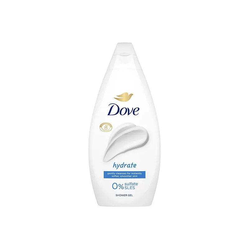 8720181466502DOVE Αφρόλουτρο Hydrate 0% Sulfate SLES 450ml_beautyfree.gr