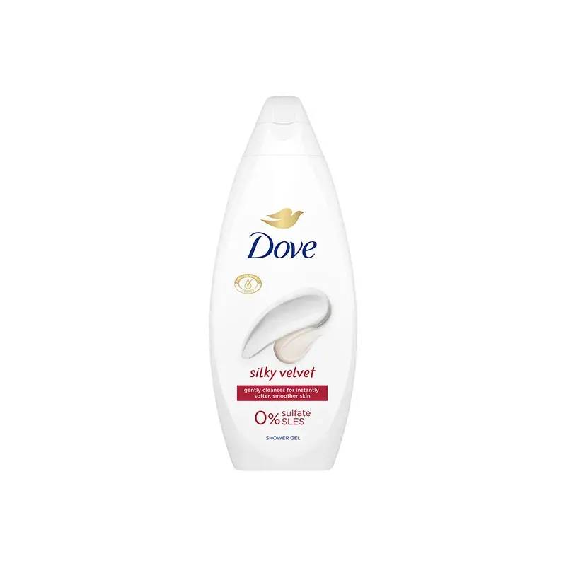 8720181468438DOVE Αφρόλουτρο Silky Velvet 0% Sulfate SLES 450ml_beautyfree.gr