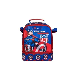 5205698751844CAPTAIN AMERICA Τσαντάκι Φαγητού Ισοθερμικό 22x16x28 _beautyfree.gr