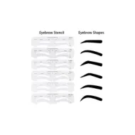6945436400236STENCIL Eyebrow Σχηματισμού Φρυδιών με Λαστιχάκι 6τμχ_beautyfree.gr