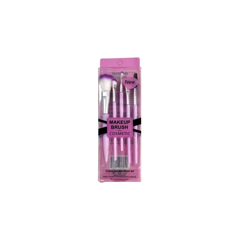 5613144100274MAKEUP BRUSH Σετ Πινέλων Μακιγιάζ 5τμχ_beautyfree.gr