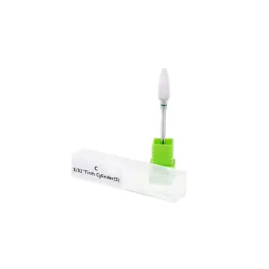 8816725NAIL Κεραμικό Φρεζάκι Πράσινο Β10 - C 3/32″ Tirch Cylinder (C)_beautyfree.gr