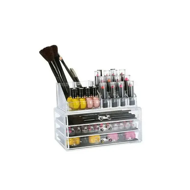 6948822301384COSMETIC Θήκη Οργάνωσης Καλλυντικών με 3 Συρταράκια CX-6702_beautyfree.gr