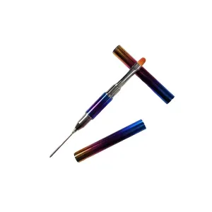 6923836400551NAIL ART Διπλό Πινέλο Acrylic Gel με Σπάτουλα_beautyfree.gr