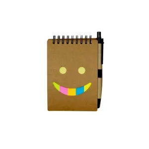 6902216500197FASHION Σημειωματάριο με Στυλό Smile (13x9cm)_beautyfree.gr