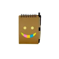 6902216500197FASHION Σημειωματάριο με Στυλό Smile (13x9cm)_beautyfree.gr