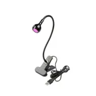 6950308401051Mini USB Εύκαμπτη Λάμπα UV & LED με Clip Στερέωσης 3W_beautyfree.gr