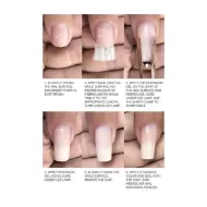 GLOBAL NAIL Ίνες Fiberglass για Τεχνητά Νύχια 55mm 10τμχ