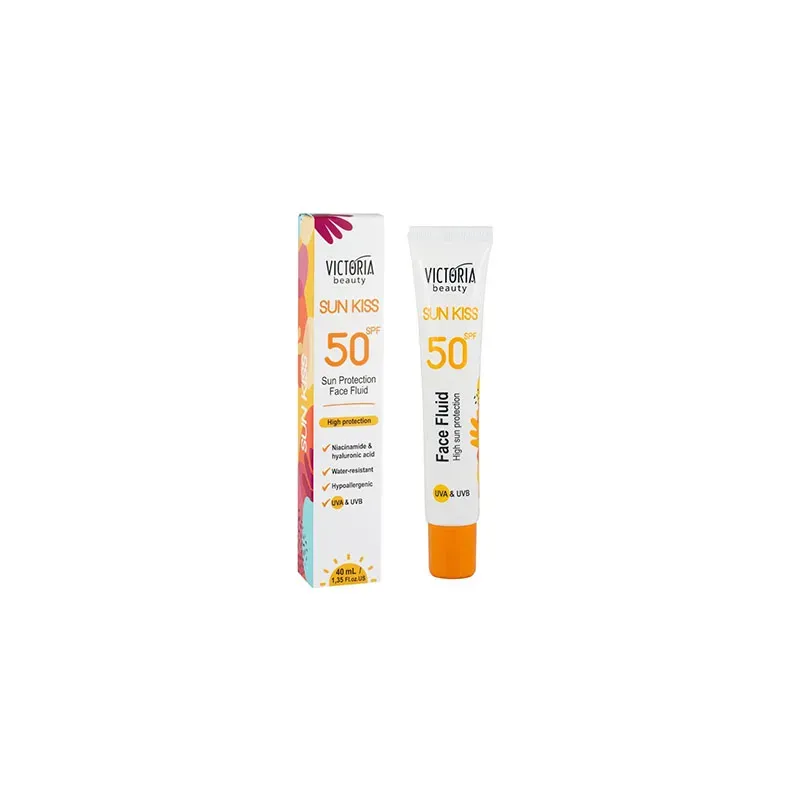 3801017005210VICTORIA BEAUTY Sun Kiss Sun Protection Face Fluid SPF50 40 ml_beautyfree.gr