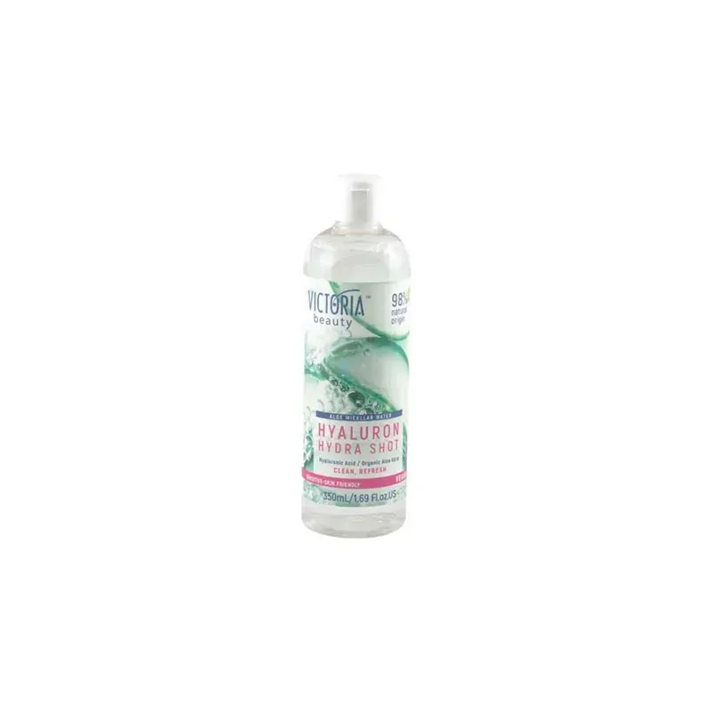 3801017001663VICTORIA BEAUTY Aloe Micellar Water Hyaluron Hydra Shot 350ml_beautyfree.gr