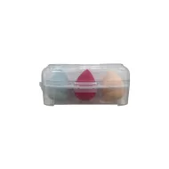 BEAUTY SALON Beauty Blender Powder Puff σε Θήκη Set 3pcs