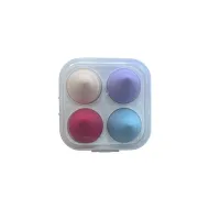 BEAUTY SALON Beauty Blender Powder Puff σε Θήκη Set 4pcs