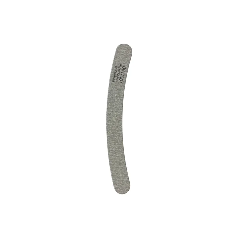 BEAUTY SALON Professional Nail File Γκρι Μισοφέγγαρο 100/180
