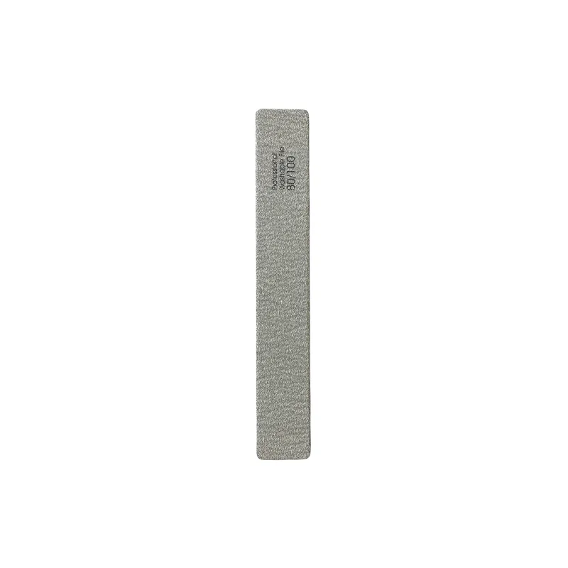 BEAUTY SALON Professional Nail File Γκρι Τετραγωνη 80/100