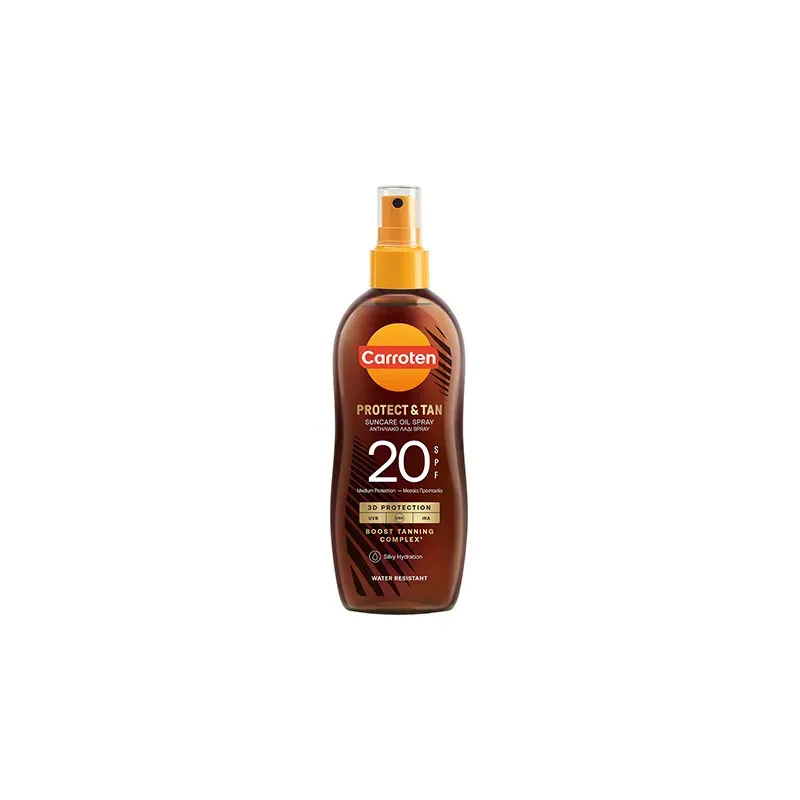 5201314180289CARROTEN Protect & Tan Spray Αντηλιακό Λάδι SPF20 150ml_beautyfree.gr