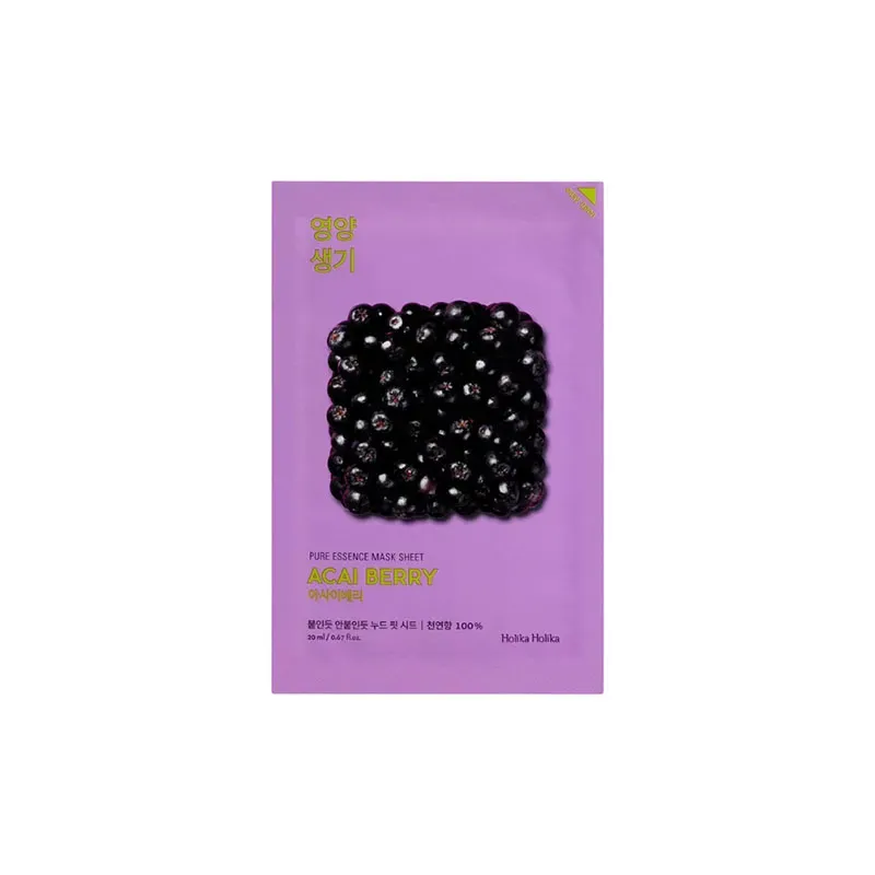 8806334368142Holika Holika Pure Essence Mask Sheet - Acaiberry 23 ml (korean skincare)_beautyfree.gr