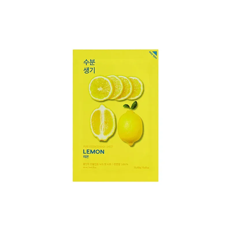 8806334368111Holika Holika Pure Essence Mask Sheet - Lemon 23 ml (korean skincare)_beautyfree.gr