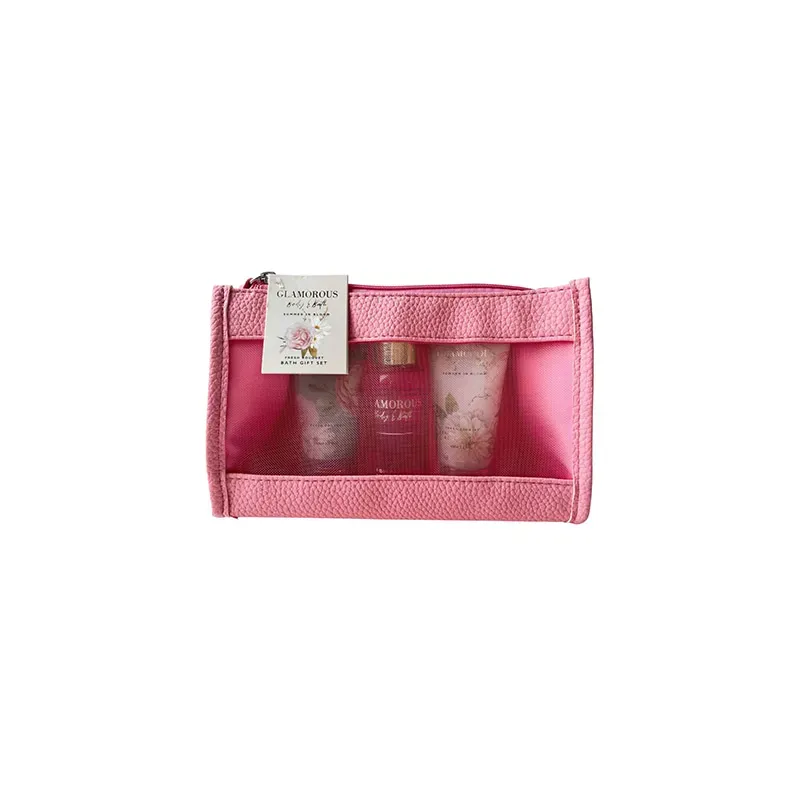 5200401413217GLAMOROUS Beauty Bag Body Powder 3pcs_beautyfree.gr
