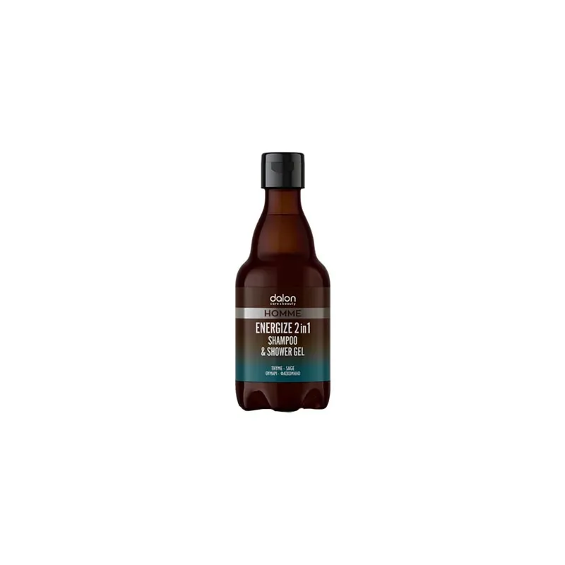 5203226404507DALON Homme Energize 2in1 Shampoo & Shower Gel 100ml Travel Size_beautyfree.gr
