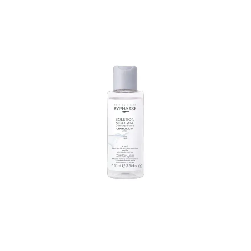 8436097096725BYPHASSE Micellar Make up Remover Solution With Activated Charcoal 100ml_beautyfree.gr