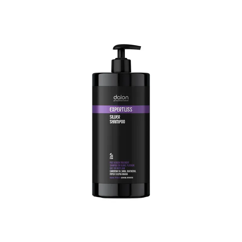 5203226404255DALON Expertliss Silver Hair Shampoo SLES FREE 1000ml_beautyfree.gr