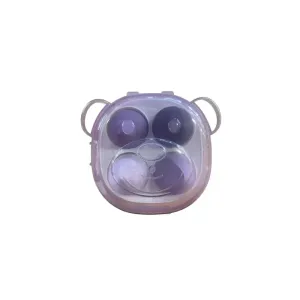 5207440003010BEAUTY SALON Beauty Blender Powder Puff με Θήκη Σετ 4τμχ Αρκουδάκι_beautyfree.gr