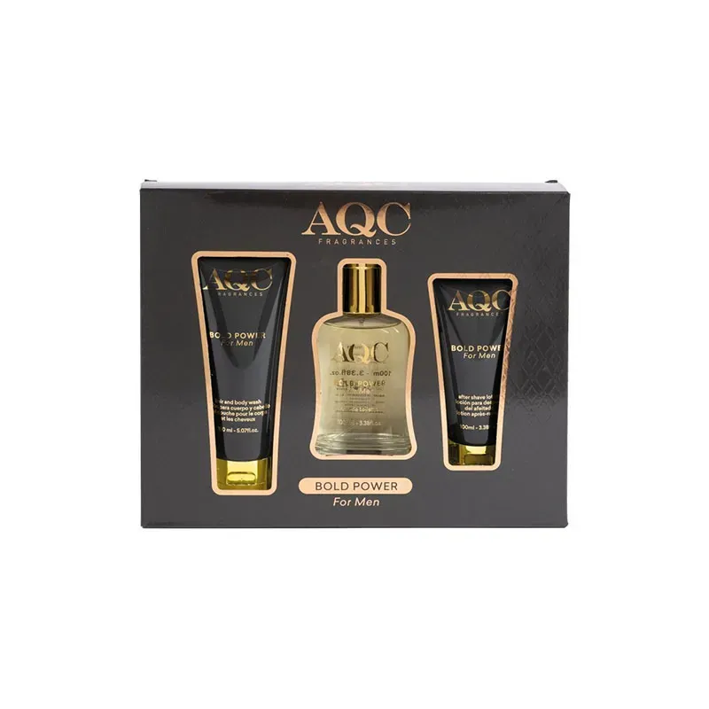 8436622272518AQC Fragrances Bold Power Fragrance Set 3 τμχ _beautyfree.gr