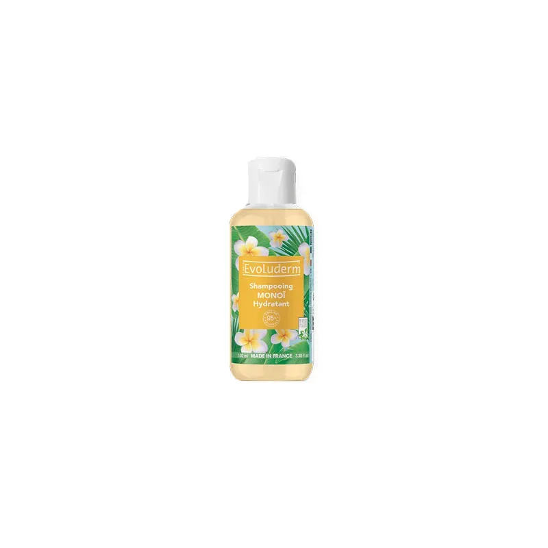 3760100684797EVOLUDERM Shampoo Monoi Moisturizing 100ml ( Travel Size )_beautyfree.gr