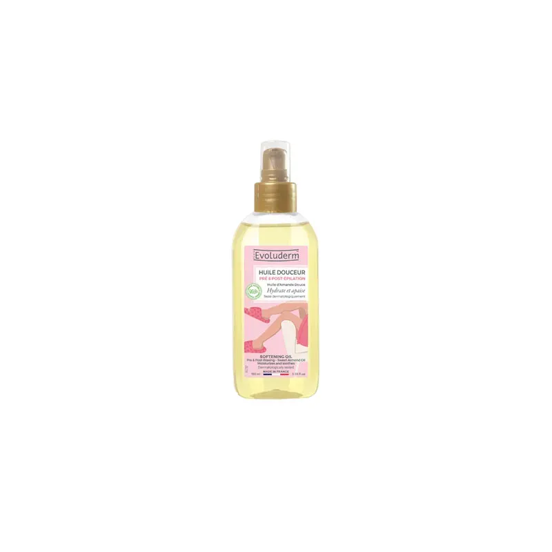 3760100686111EVOLUDERM Gentle Pre & Post Waxing Depilatory Oil 100ml_beautyfree.gr