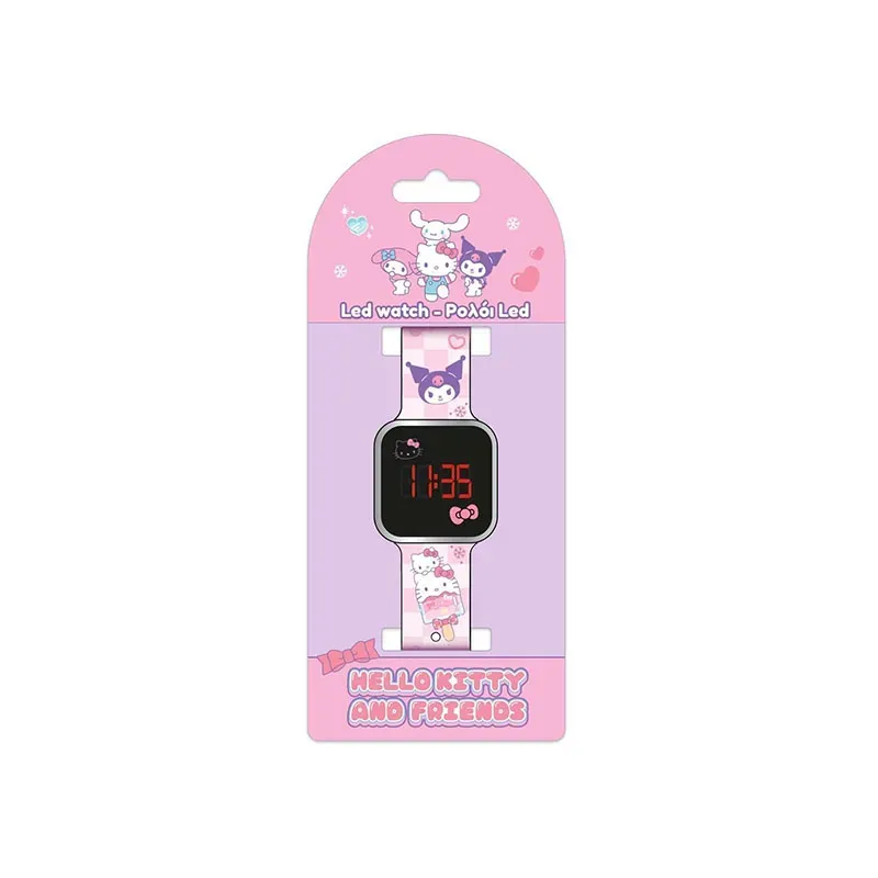 5205698773020HELLO KITTY AND FRIENDS Ρολόι Led_beautyfree.gr