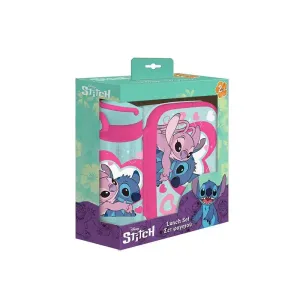 5205698755224 LILO & STITCH Φαγητοδοχείο PP 800ml & Παγούρι PP 500ml Σετ_beautyfree.gr