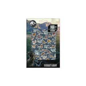 5205698698781JURASSIC Αυτοκολλητα 300Τεμ Μπλοκ 14,5Χ21,5cm_beautyfree.gr