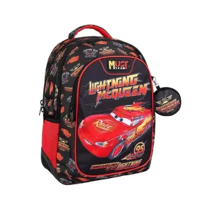 5205698728624CARS LIGHTNING Τσαντα Πλατης 32X18X43 3Θηκες _beautyfree.gr