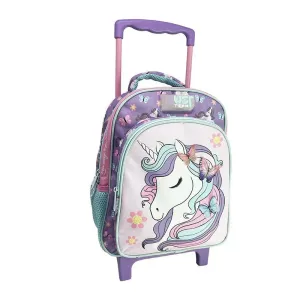 5205698732157MUST TEAM Lovely Unicorn Τσαντα Τρολλευ Νηπιου 27Χ10Χ31 2Θηκες_beautyfree.gr