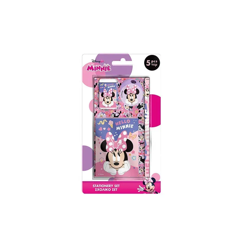 5205698738609MINNIE Σχολικο Σετ 5Τεμ_beautyfree.gr