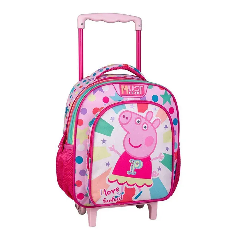 5205698751165PEPPA PIG I Love Funfair Τσαντα Τρολλευ Νηπιου 27Χ10Χ31 2Θηκες_beautyfree.gr