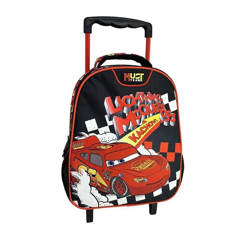 5205698751462CARS LIGHTNING MCQUEEN Τσαντα Τρολλευ Νηπιου 27Χ10Χ31 2Θηκες_beautyfree.gr