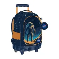5205698752964NASA ASTRONAUT IN UNIVERSE Τσαντα Πλατης Τρολλευ 34X20X44 3Θηκες_beautyfree.gr