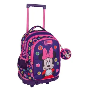 5205698757693MINNIE Cutie Τσαντα Τρολλευ Δημοτικου 34X20X44 3Θηκες_beautyfree.gr