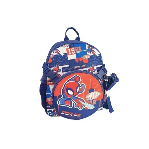 5205698760143SPIDERMAN Τσαντα Πλατης Νηπιου 28Χ17Χ33cm 1 Θηκη Με Αποσπωμενο Τσαντακι Μεσης Και Ωμου _beautyfree.gr