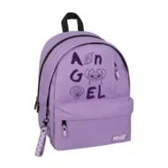 5205698802645ANGEL Τσαντα Πλατης 32Χ19Χ42 2 Κεντρικες Θηκες Μωβ Ανοιχτο Με Λιλα_beautyfree.gr